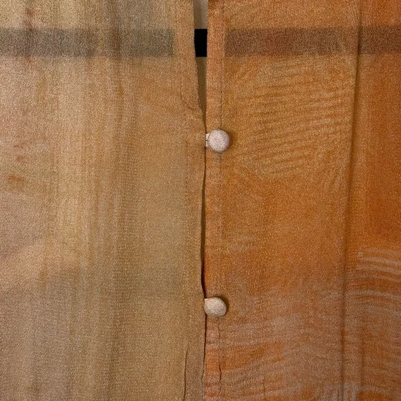 Bl-nk London for Anthropologie Abstract Print Peasant Style Blouse - Picture 5 of 6